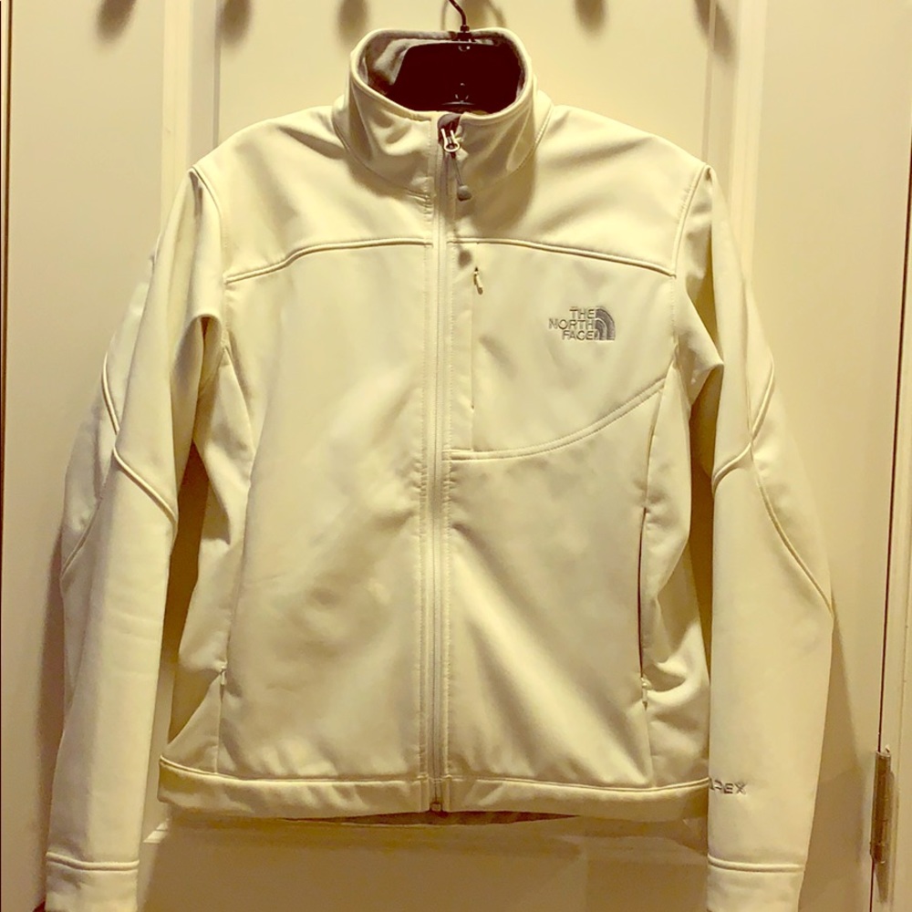 North Face Apex White Jacket